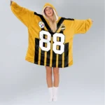 Nfl Pittsburgh Steelers Blanket Hoodie Pat Freiermuth 1