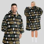 Nfl Pittsburgh Steelers Blanket Hoodie Pattern 1
