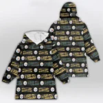 Nfl Pittsburgh Steelers Blanket Hoodie Pattern 1