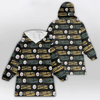 Nfl Pittsburgh Steelers Blanket Hoodie Pattern 2