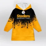 Nfl Pittsburgh Steelers Blanket Hoodie Terrible Towel 1
