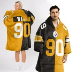 Nfl Pittsburgh Steelers Blanket Hoodie Tj Watt 1