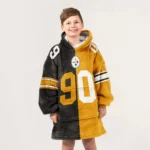 Nfl Pittsburgh Steelers Blanket Hoodie Tj Watt 1