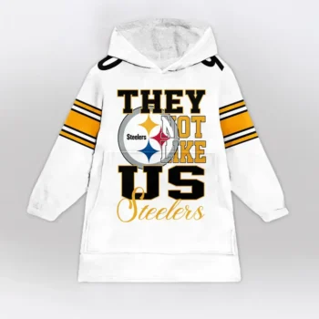 Nfl Pittsburgh Steelers Blanket Hoodie Tj Watt They Not Like Us 2