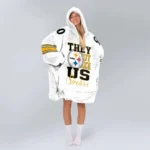 Nfl Pittsburgh Steelers Blanket Hoodie Tj Watt They Not Like Us 1