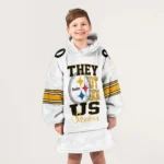 Nfl Pittsburgh Steelers Blanket Hoodie Tj Watt They Not Like Us 1