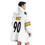Nfl Pittsburgh Steelers Blanket Hoodie Tj Watt They Not Like Us 1