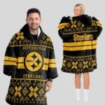 Nfl Pittsburgh Steelers Blanket Hoodie Ugly 1