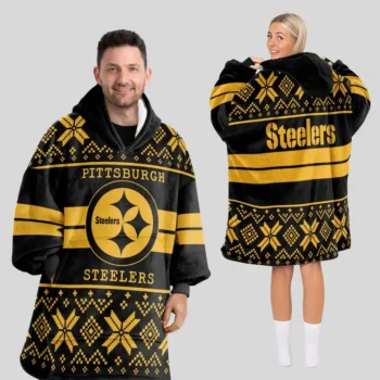 Nfl Pittsburgh Steelers Blanket Hoodie Ugly 1