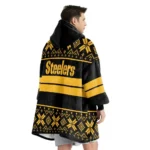 Nfl Pittsburgh Steelers Blanket Hoodie Ugly 1