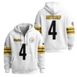 Nfl Pittsburgh Steelers Quarter Zip Waffle Hoodie Dk Metcalf 1