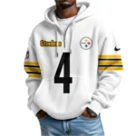 Nfl Pittsburgh Steelers Quarter Zip Waffle Hoodie Dk Metcalf 1