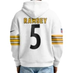 Nfl Pittsburgh Steelers Quarter Zip Waffle Hoodie Jalen Ramsey 1