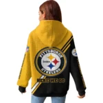 Nfl Pittsburgh Steelers Waffle Hoodie Logo Team 1