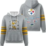 Nfl Pittsburgh Steelers Waffle Hoodie Super Bowl Champions 1