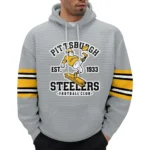 Nfl Pittsburgh Steelers Waffle Hoodie Super Bowl Champions 1