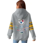 Nfl Pittsburgh Steelers Waffle Hoodie Super Bowl Champions 1