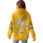 Nfl Pittsburgh Steelers Waffle Hoodie Super Bowl Champions Team 1