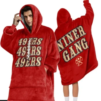 Nfl San Francisco 49ers Blanket Hoodie 1