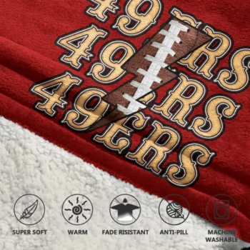 Nfl San Francisco 49ers Blanket Hoodie 2