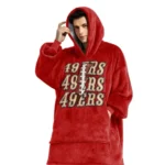 Nfl San Francisco 49ers Blanket Hoodie 1