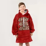 Nfl San Francisco 49ers Blanket Hoodie 1