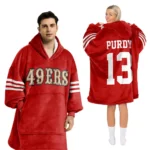 Nfl San Francisco 49ers Blanket Hoodie Brock Purdy 1