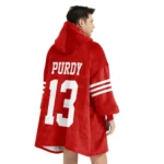 Nfl San Francisco 49ers Blanket Hoodie Brock Purdy 1