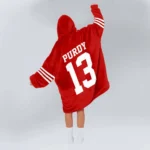 Nfl San Francisco 49ers Blanket Hoodie Brock Purdy Faithful 1