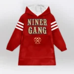 Nfl San Francisco 49ers Blanket Hoodie Brock Purdy Niner Gang 13 1