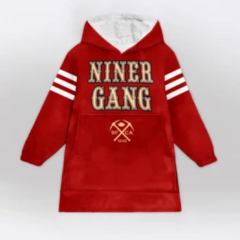 Nfl San Francisco 49ers Blanket Hoodie Brock Purdy Niner Gang 13 2