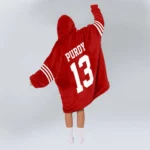 Nfl San Francisco 49ers Blanket Hoodie Brock Purdy Niner Gang 13 1