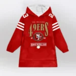 Nfl San Francisco 49ers Blanket Hoodie Christian Mccaffrey 1