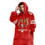 Nfl San Francisco 49ers Blanket Hoodie Christian Mccaffrey 1