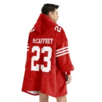 Nfl San Francisco 49ers Blanket Hoodie Christian Mccaffrey 1