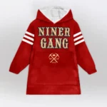 Nfl San Francisco 49ers Blanket Hoodie Christian Mccaffrey Niner Gang 23 1