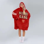 Nfl San Francisco 49ers Blanket Hoodie Christian Mccaffrey Niner Gang 23 1