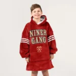 Nfl San Francisco 49ers Blanket Hoodie Christian Mccaffrey Niner Gang 23 1