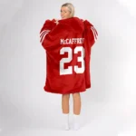 Nfl San Francisco 49ers Blanket Hoodie Christian Mccaffrey They Not Like Us 1