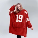 Nfl San Francisco 49ers Blanket Hoodie Deebo Samuel 1