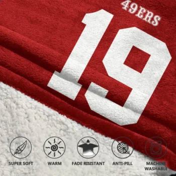 Nfl San Francisco 49ers Blanket Hoodie Deebo Samuel 2
