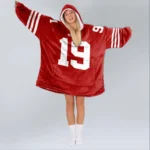 Nfl San Francisco 49ers Blanket Hoodie Deebo Samuel 1
