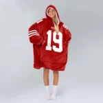 Nfl San Francisco 49ers Blanket Hoodie Deebo Samuel 1