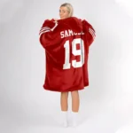 Nfl San Francisco 49ers Blanket Hoodie Deebo Samuel 1