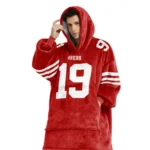Nfl San Francisco 49ers Blanket Hoodie Deebo Samuel 1