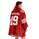 Nfl San Francisco 49ers Blanket Hoodie Deebo Samuel 1