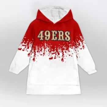 Nfl San Francisco 49ers Blanket Hoodie Dynamic Niner Gang 2