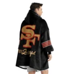 Nfl San Francisco 49ers Blanket Hoodie Faithful Player 1