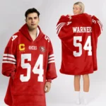 Nfl San Francisco 49ers Blanket Hoodie Fed Warner 1