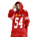 Nfl San Francisco 49ers Blanket Hoodie Fed Warner 1